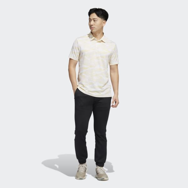 Polo Imprimé Horizon Adidas Blanc