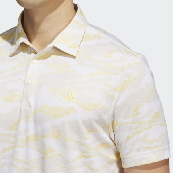 Polo Imprimé Horizon Adidas Blanc