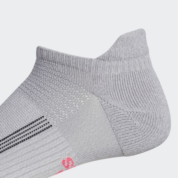 Chaussettes Invisibles à Onglets Running Superlite Gris Clair 2 Paires Adidas