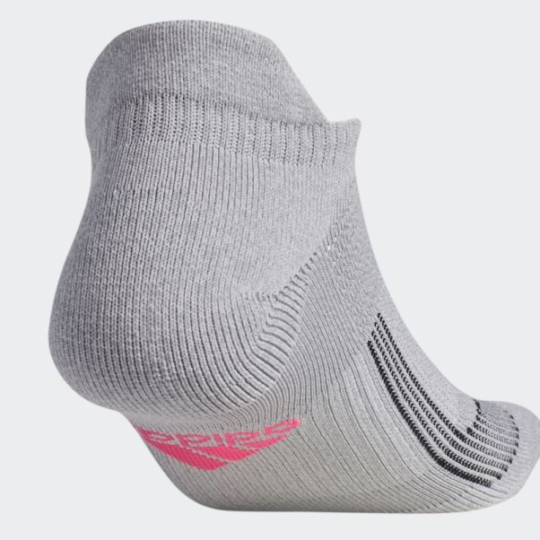 Chaussettes Invisibles à Onglets Running Superlite Gris Clair 2 Paires Adidas