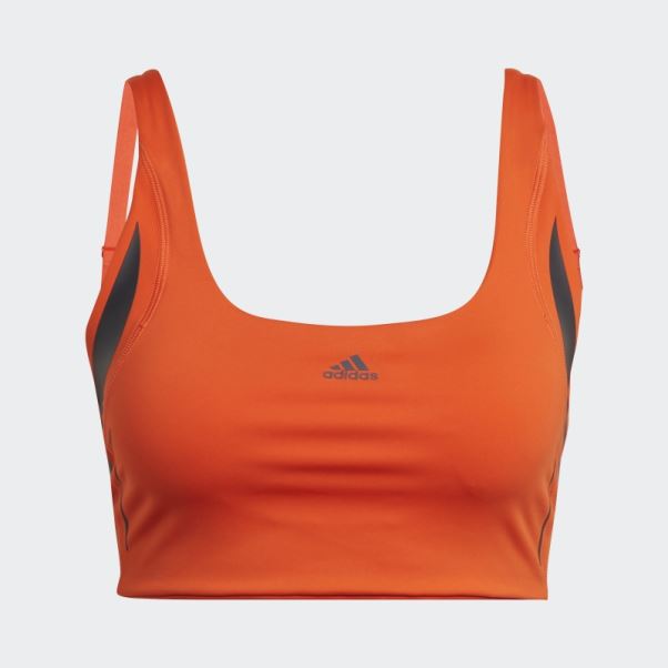Soutien-gorge De Sport à Maintien Moyen Adidas Powerimpact Luxe Orange