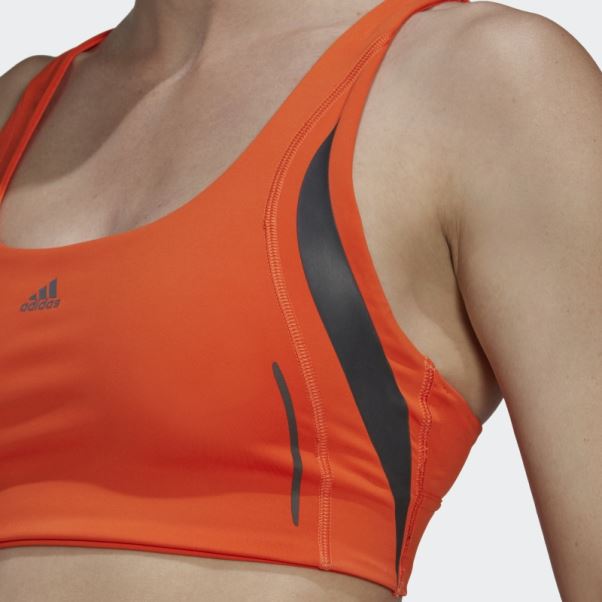 Soutien-gorge De Sport à Maintien Moyen Adidas Powerimpact Luxe Orange