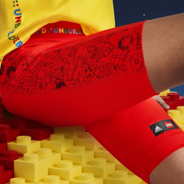 Collants Courts Adidas X Lego Play Rouge