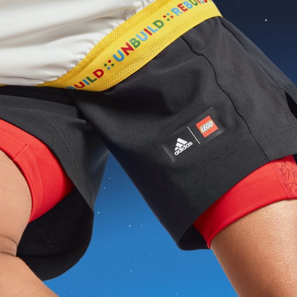 Collants Courts Adidas X Lego Play Rouge
