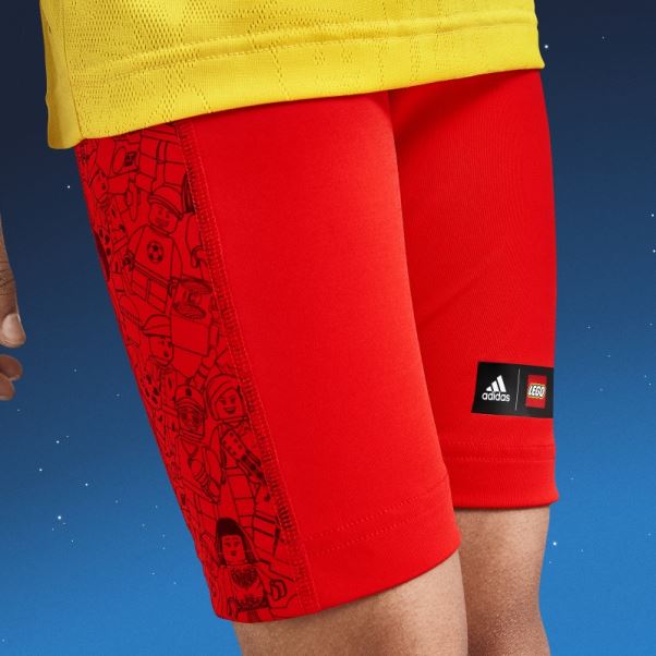 Collants Courts Adidas X Lego Play Rouge