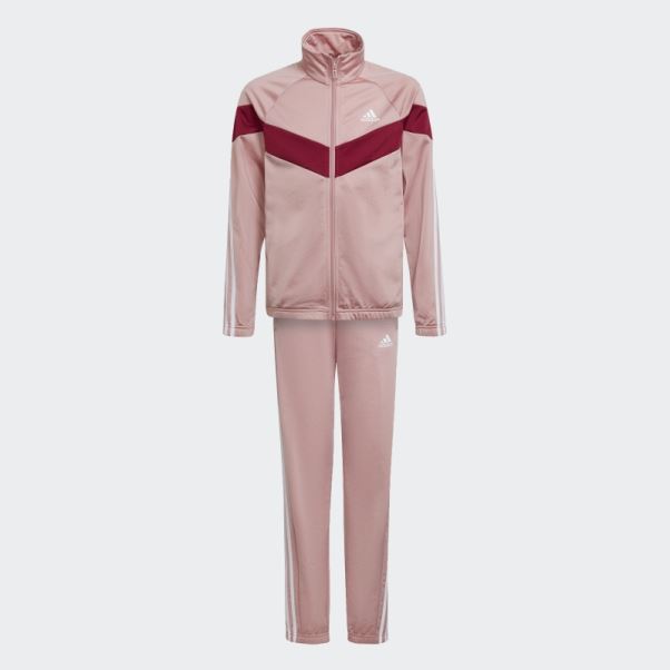 Survêtement Aeroready Colorblock Polyester Mauve Adidas