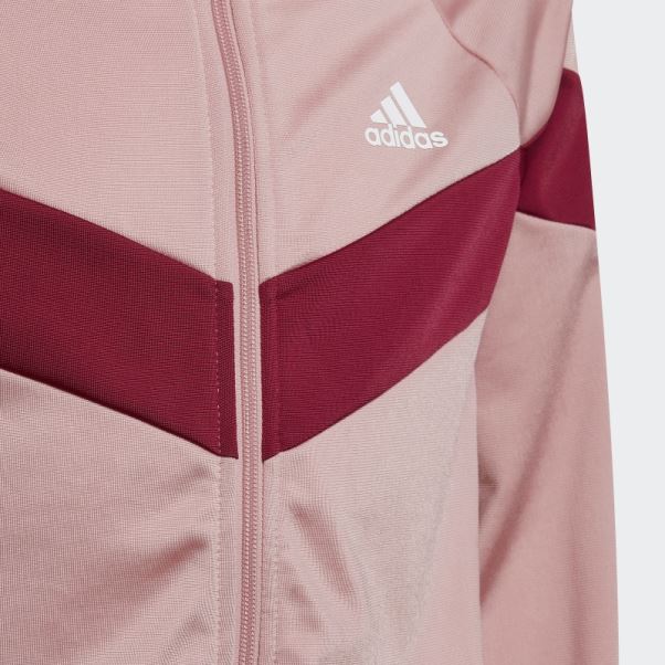 Survêtement Aeroready Colorblock Polyester Mauve Adidas