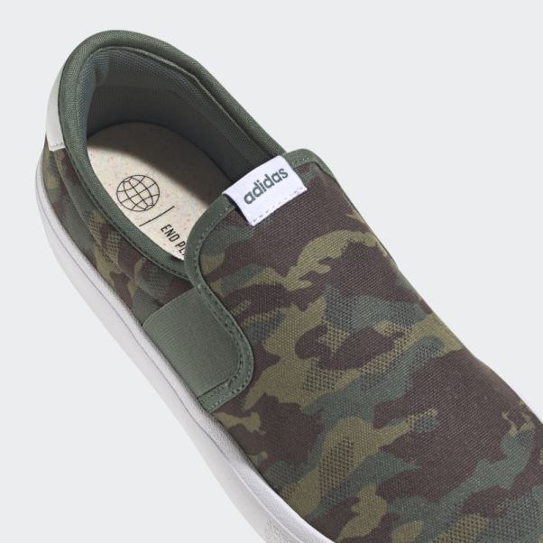 Adidas Vert Oxyde Vulc Raid3r Slip On
