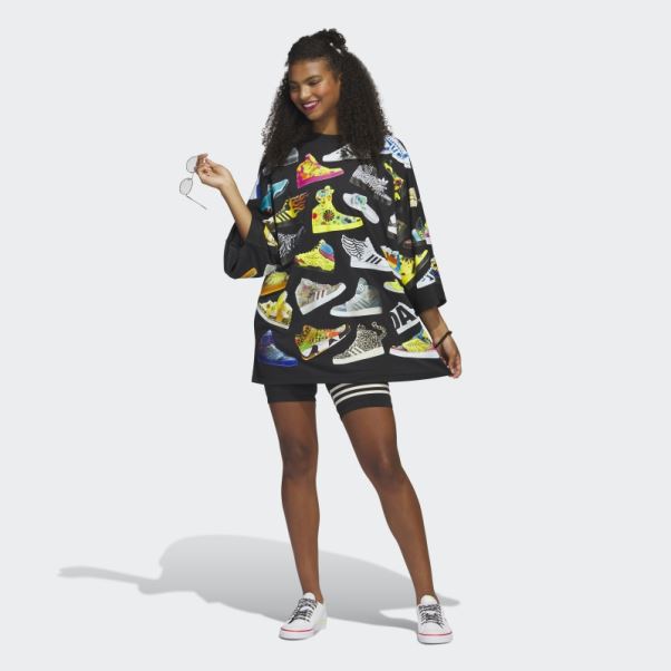 Robe T-shirt Adidas Jeremy Scott Archive Noir