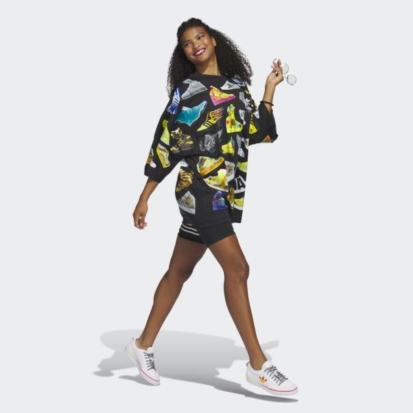 Robe T-shirt Adidas Jeremy Scott Archive Noir