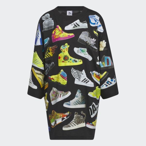 Robe T-shirt Adidas Jeremy Scott Archive Noir