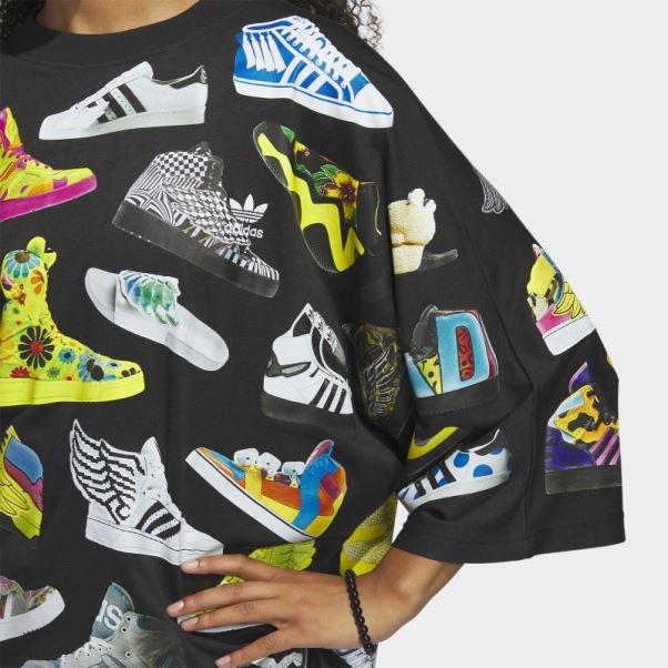 Robe T-shirt Adidas Jeremy Scott Archive Noir