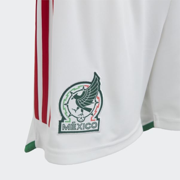 Mexico 22 Short Domicile Adidas Blanc