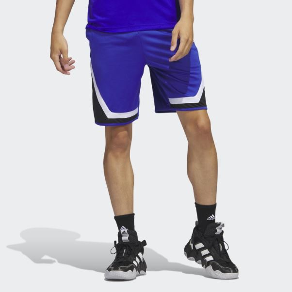 Short Adidas Pro Block Bleu Mode