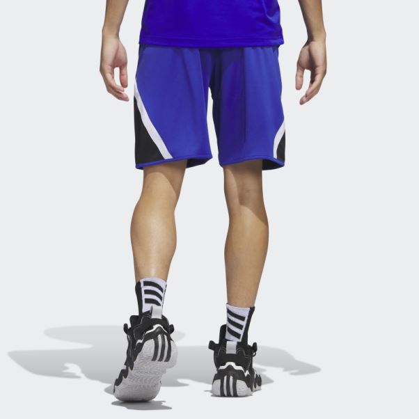 Short Adidas Pro Block Bleu Mode