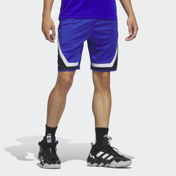 Short Adidas Pro Block Bleu Mode