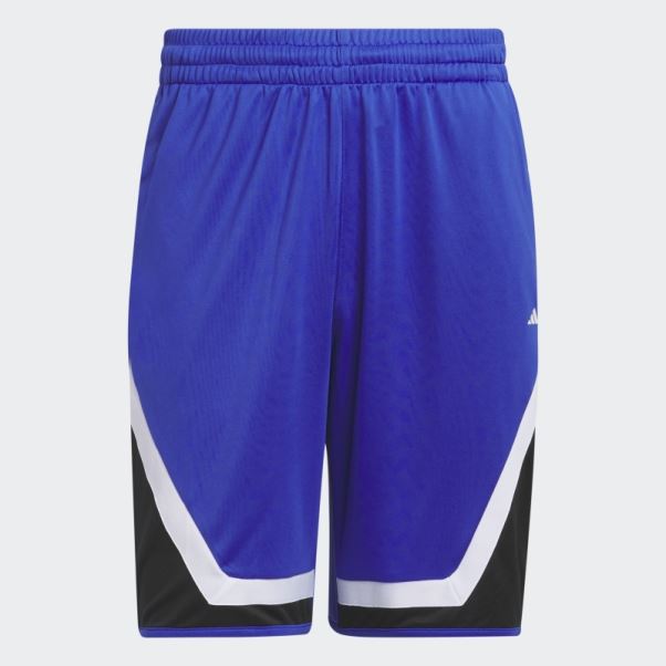 Short Adidas Pro Block Bleu Mode