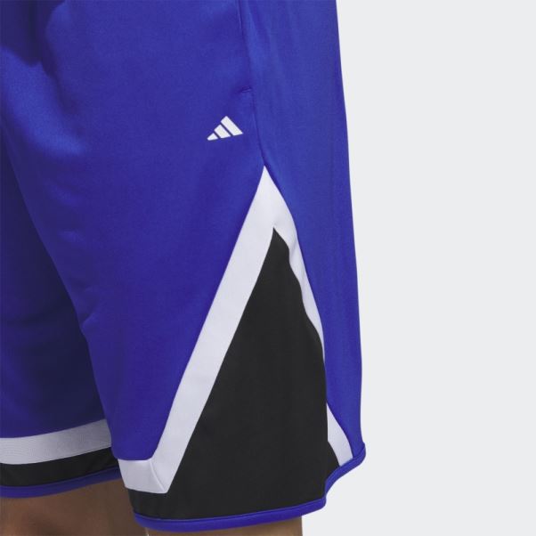 Short Adidas Pro Block Bleu Mode