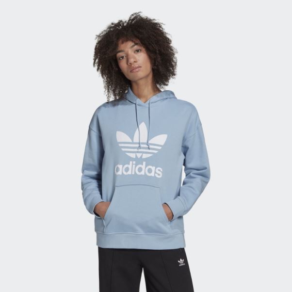 Ciel Ambiant Adidas Adicolor Sweat à Capuche Trèfle Mode
