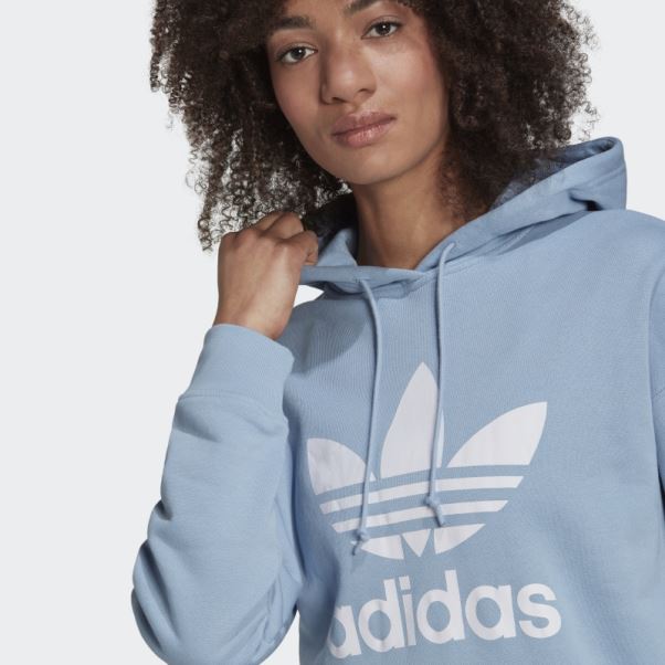 Ciel Ambiant Adidas Adicolor Sweat à Capuche Trèfle Mode