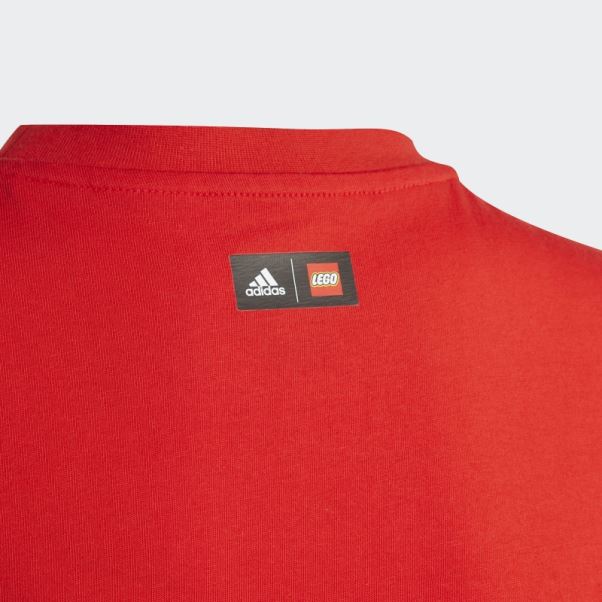 T-shirt Graphique Adidas X Lego Rouge