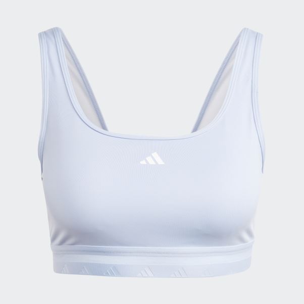 Soutien-gorge Techfit à Maintien Léger Adidas Aube Aeroreact Bleu