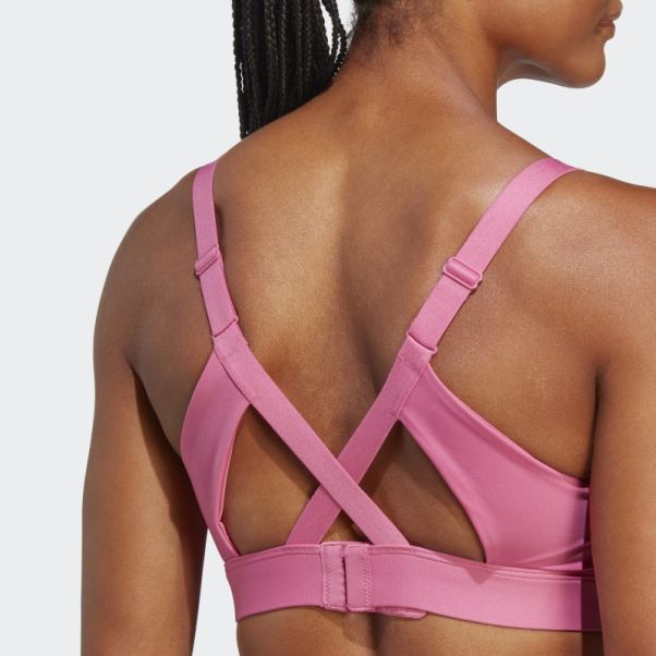 Soutien-gorge D'entraînement à Maintien élevé Adidas Impact Fushia
