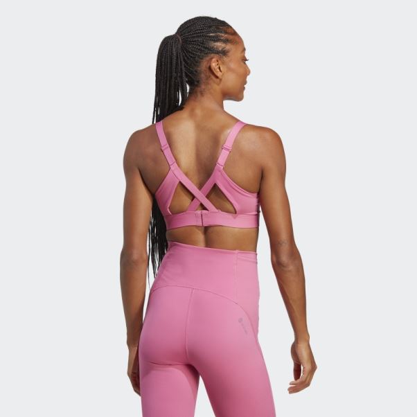 Brassière D'entraînement à Maintien élevé Fuchsia Tlrd Impact Adidas