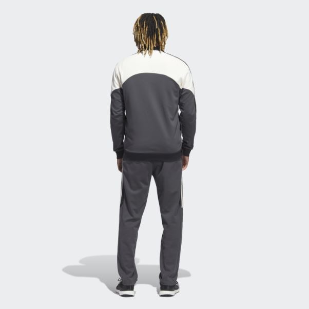 Adidas Survetement Color Block Gris