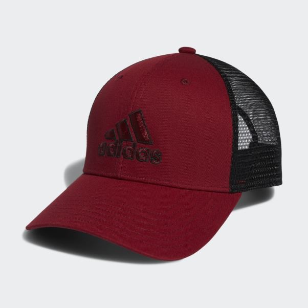 Casquette Snapback Maille Structurée Victoire Rouge Adidas