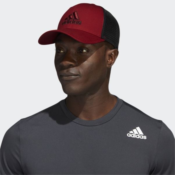 Casquette Snapback Maille Structurée Victoire Rouge Adidas