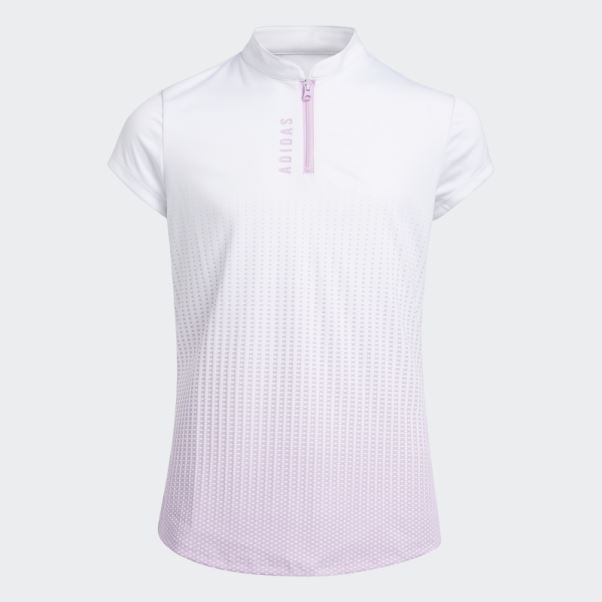 Polo Blanc Adidas Heat.rdy Golf Mock