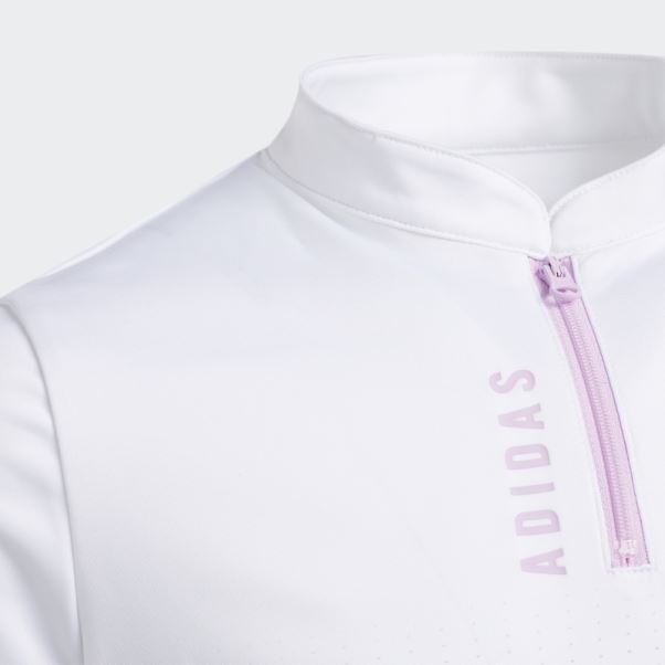 Polo Blanc Adidas Heat.rdy Golf Mock