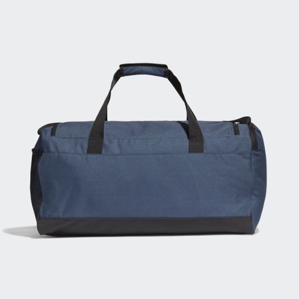 Sac Polochon Logo Essentials Moyen Adidas Bleu Marine