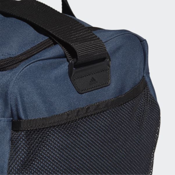 Sac Polochon Logo Essentials Moyen Adidas Bleu Marine