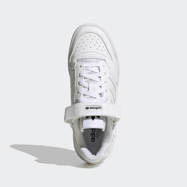 Chaussures De Forum Adidas Blanc
