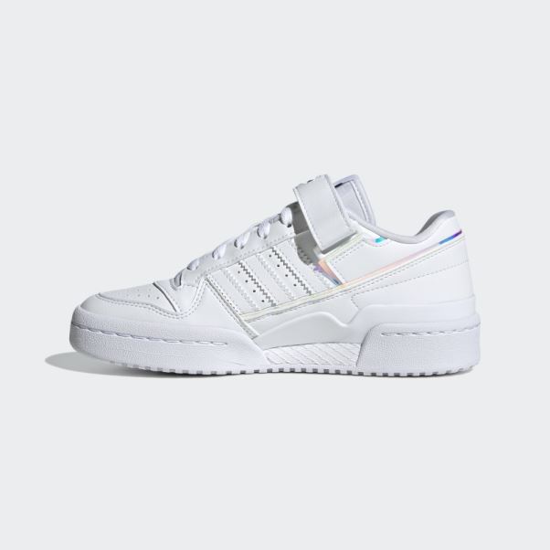Chaussures De Forum Adidas Blanc