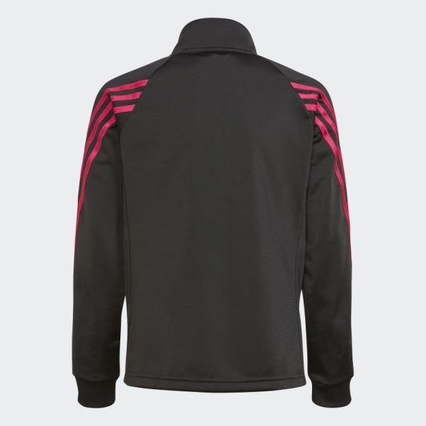 Survetement Team Polyester Regular 3 Bandes Noir Adidas