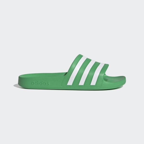 Claquettes Adilette Aqua Vertes Adidas