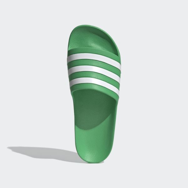Claquettes Adilette Aqua Vertes Adidas