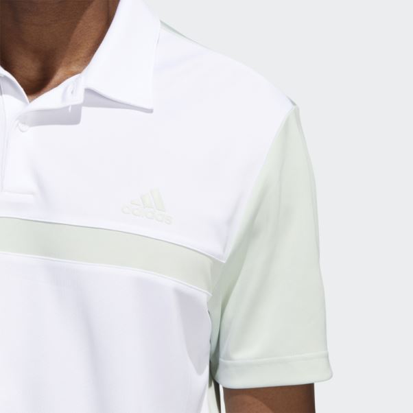 Polo Adidas Color Block Vert