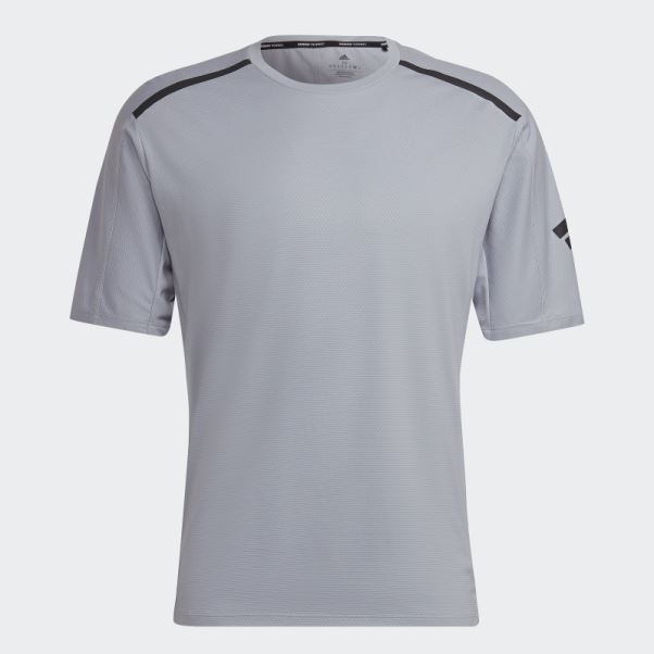 T-shirt D'entraînement Enduit De Pu Adidas Argent