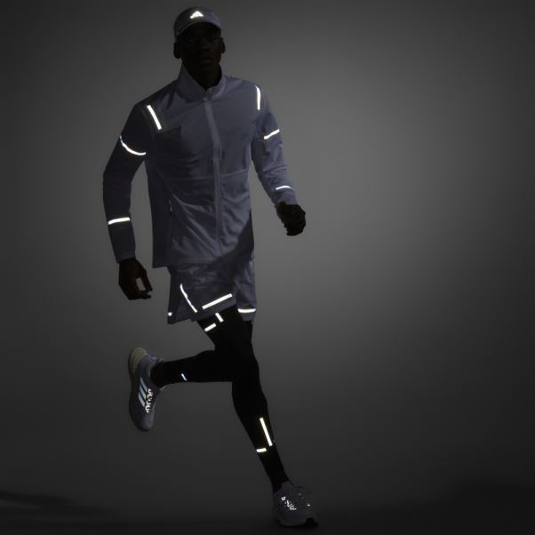 Veste X-city Reflect At Night Blanc Adidas