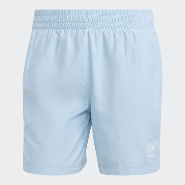 Short De Bain Uni Bleu Originals Essentials Adidas
