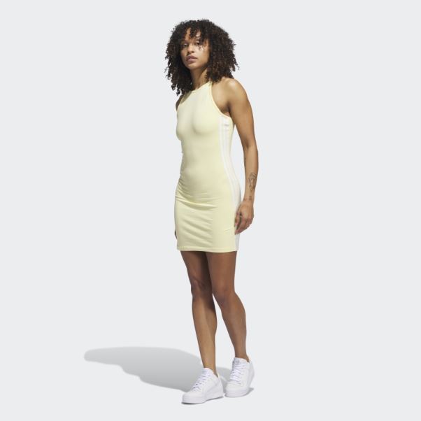 Adicolor Classics Robe D'été Moulante Jaune Adidas