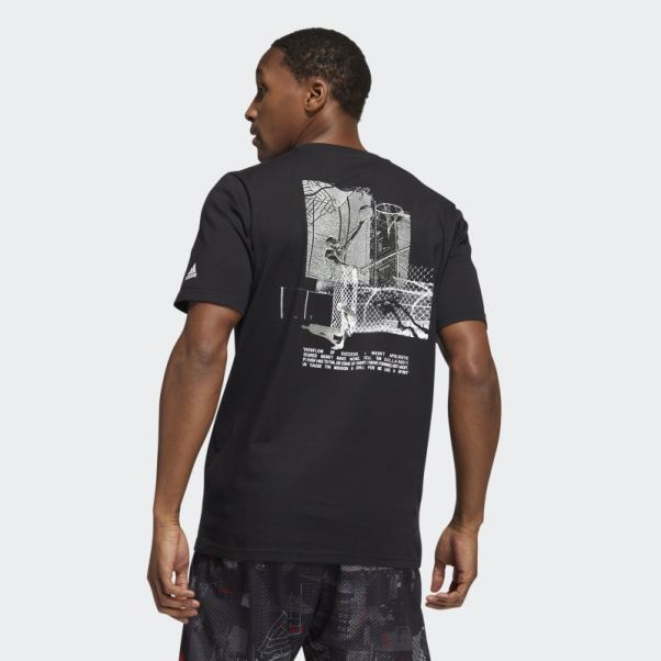 Dame D.o.l.l.a. Tee Shirt Ext Ply 2 Adidas Noir