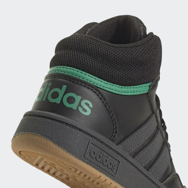 Adidas Hoops Mid Chaussures Noires