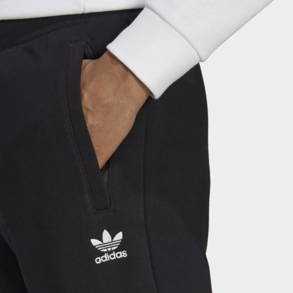 Pantalon Cargo Adidas Trefoil Essentials Noir