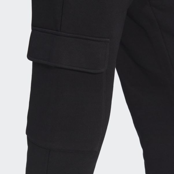 Pantalon Cargo Adidas Trefoil Essentials Noir