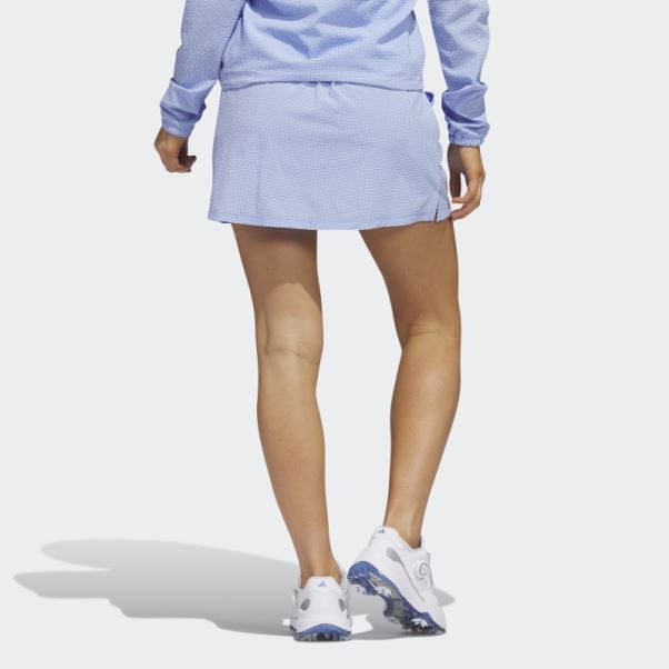 Jupe-short De Golf En Seersucker 16 Pouces Adidas Bleu